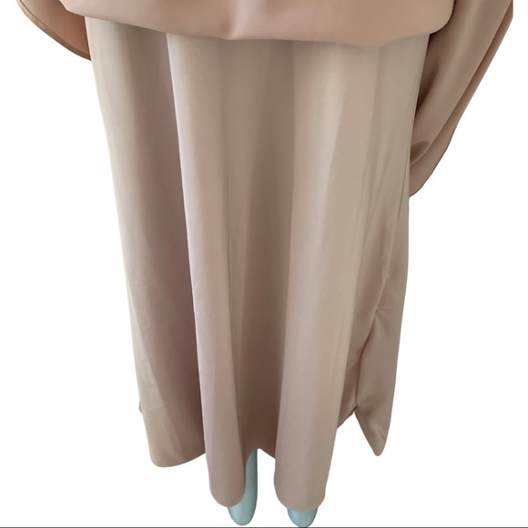 JENNY YOO Kylie Whipped Apricot Crepe De Chine Bridesmaid Dress - Picture 15 of 16